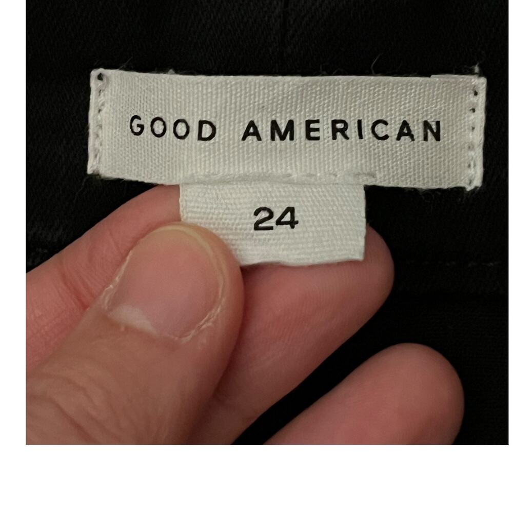 Good American GWRB961TNA Good Waist skinny jeans black plus size 24 - Picture 4 of 7